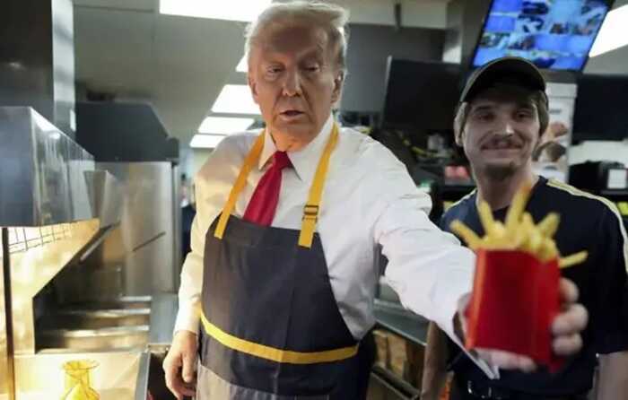 Кандидат у президенти США Дональд Трамп "попрацював" у McDonald’s