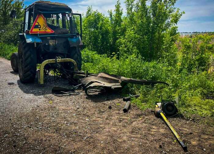 На Харківщині на російській міні підірвався тракторист